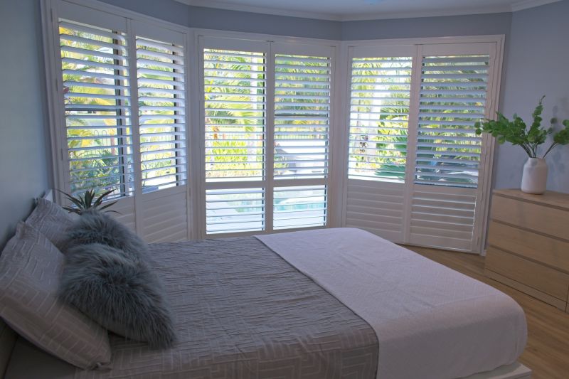 Bedroom with Bay Windows